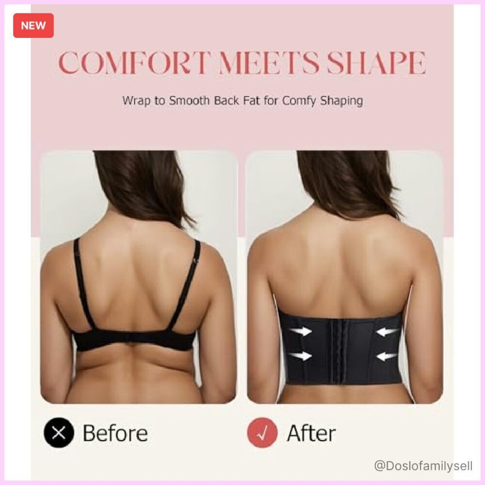 Longline Strapless Bustier Bra Full Coverage Anti Slip Underwire Corset Top - Picture 6 of 8